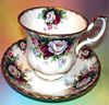 Royal Albert Hand Painted English Porcelain Cup and Saucer